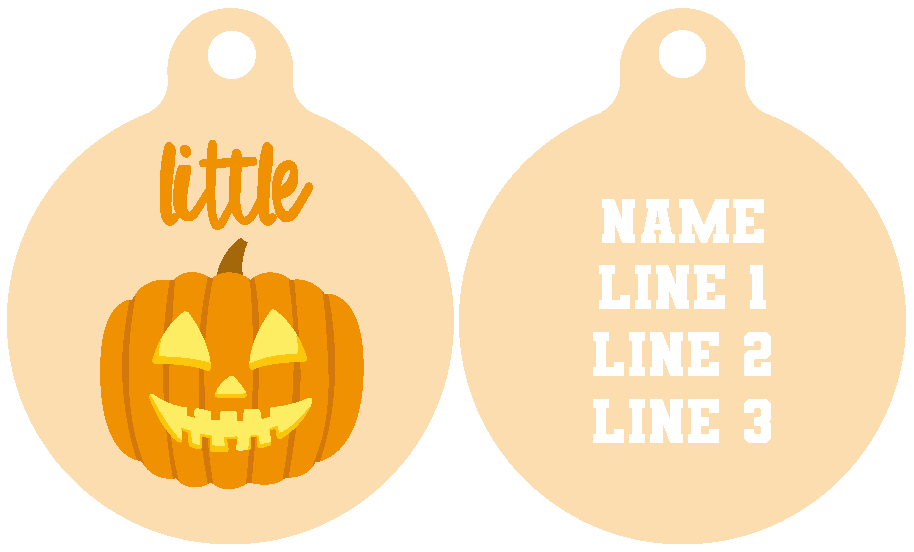 Pet ID Tag | Little Pumpkin