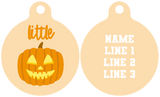 Pet ID Tag | Little Pumpkin