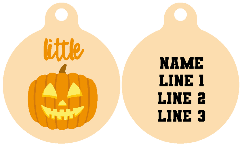 Pet ID Tag | Little Pumpkin