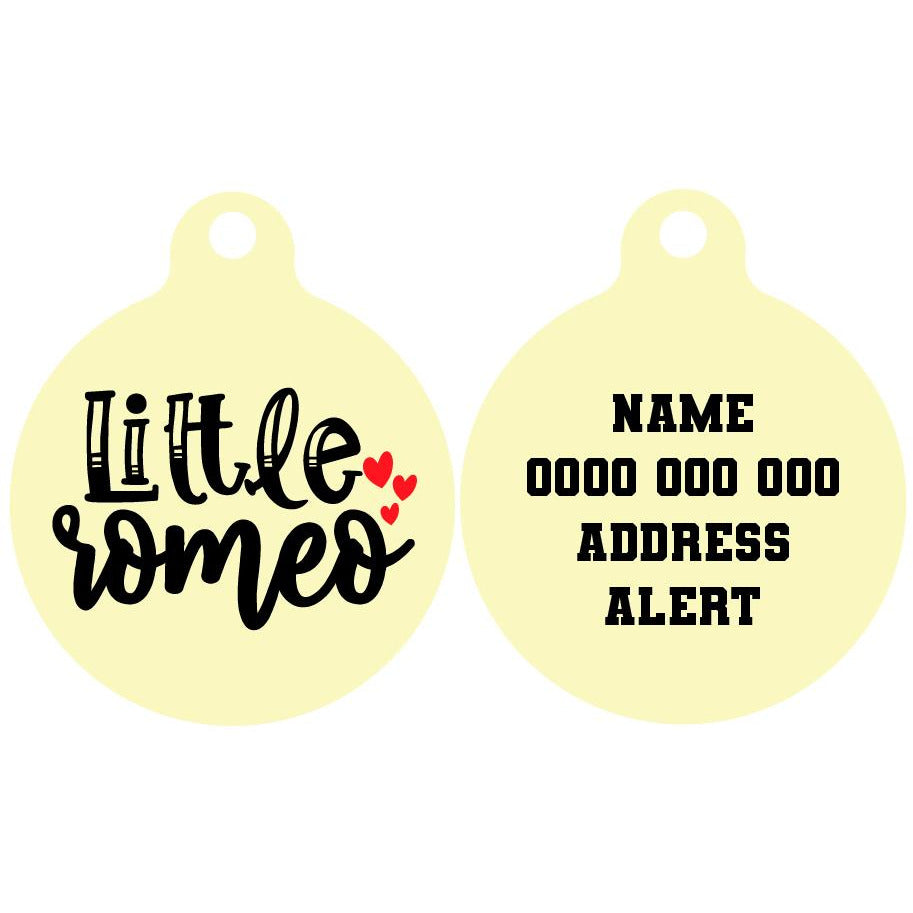 Pet ID Tag | Little Romeo