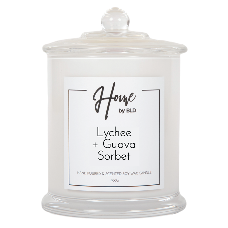 Home by BLD | Lychee & Guava Sorbet Soy Candle
