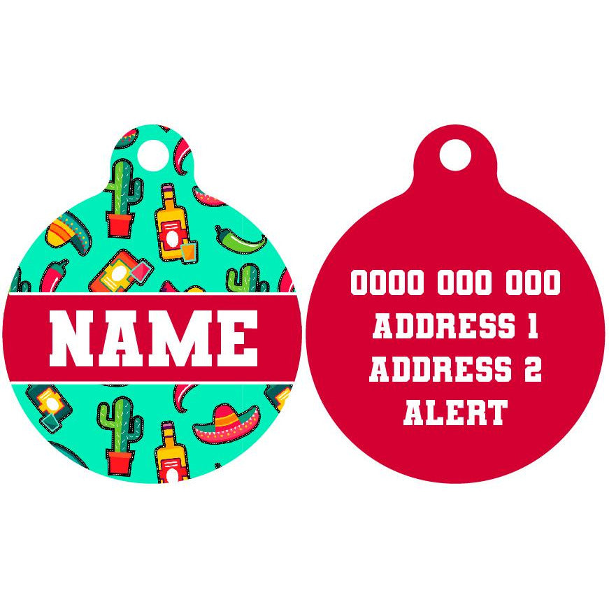 Pet ID Tag | Mexican Fiesta