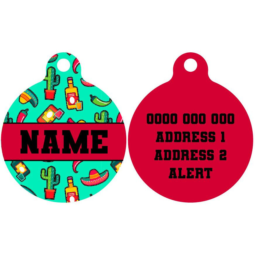 Pet ID Tag | Mexican Fiesta