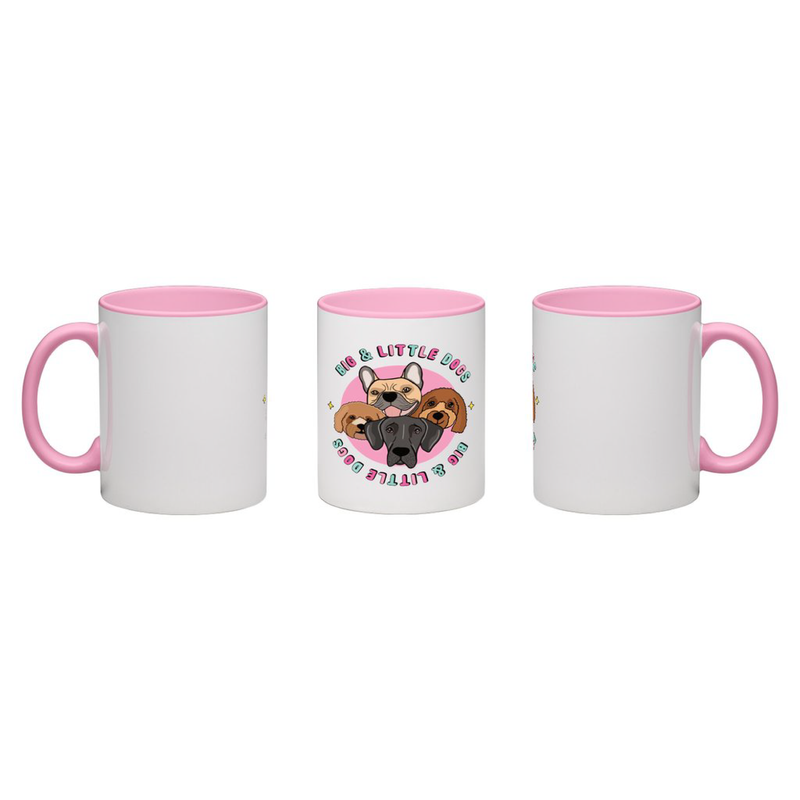 Coffee Mug: Big & Little Dogs {FINAL SALE}