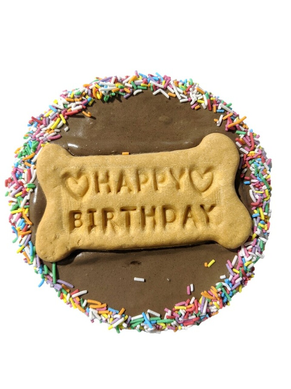 DOG TREATS Huds and Toke Doggy Birthday Cake (Carob Frosted)