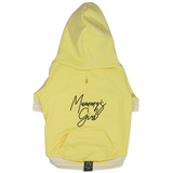 HOODIE DOG JUMPER: Lemon {FINAL SALE}