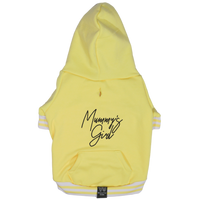 HOODIE DOG JUMPER: Lemon {FINAL SALE}