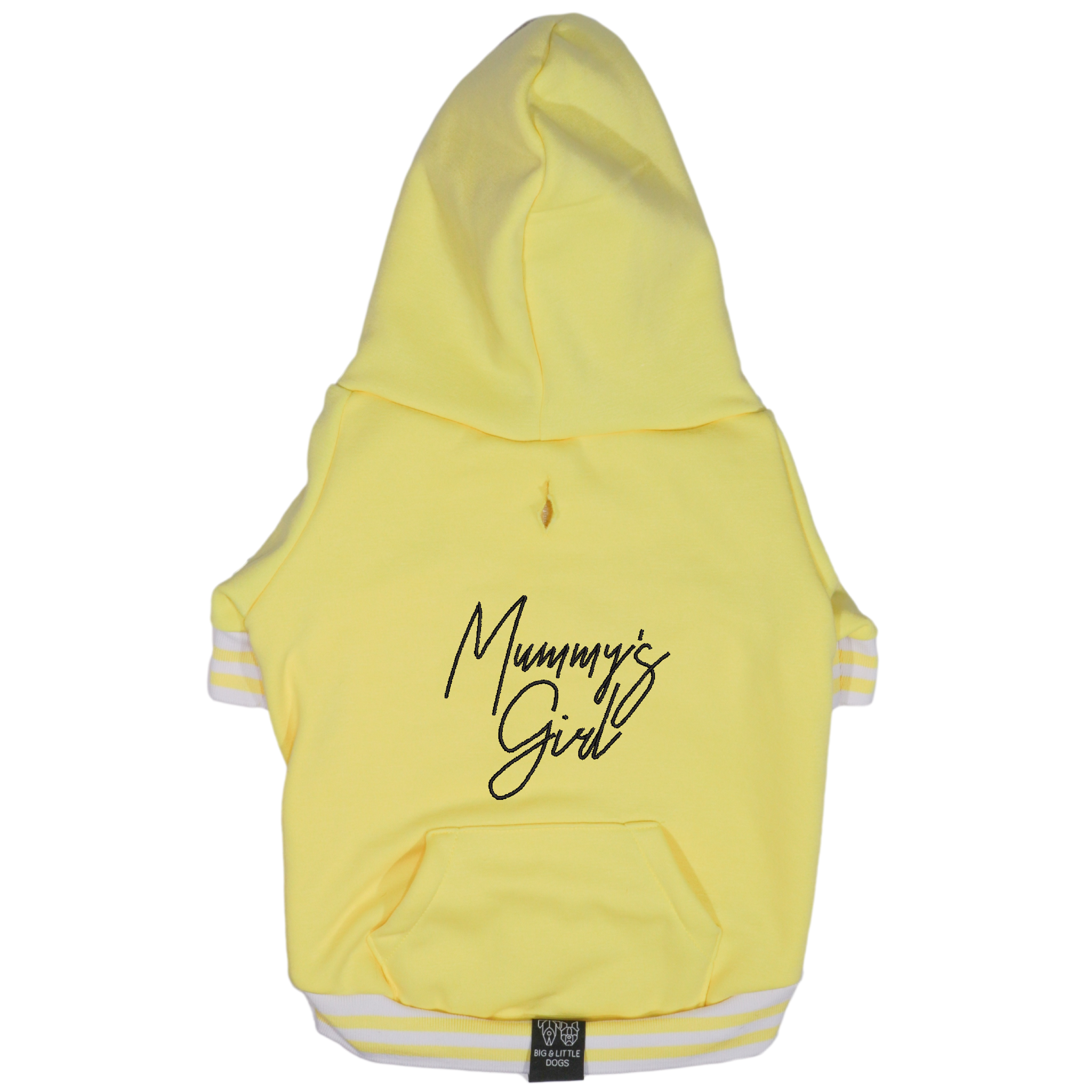 HOODIE DOG JUMPER: Lemon {FINAL SALE}