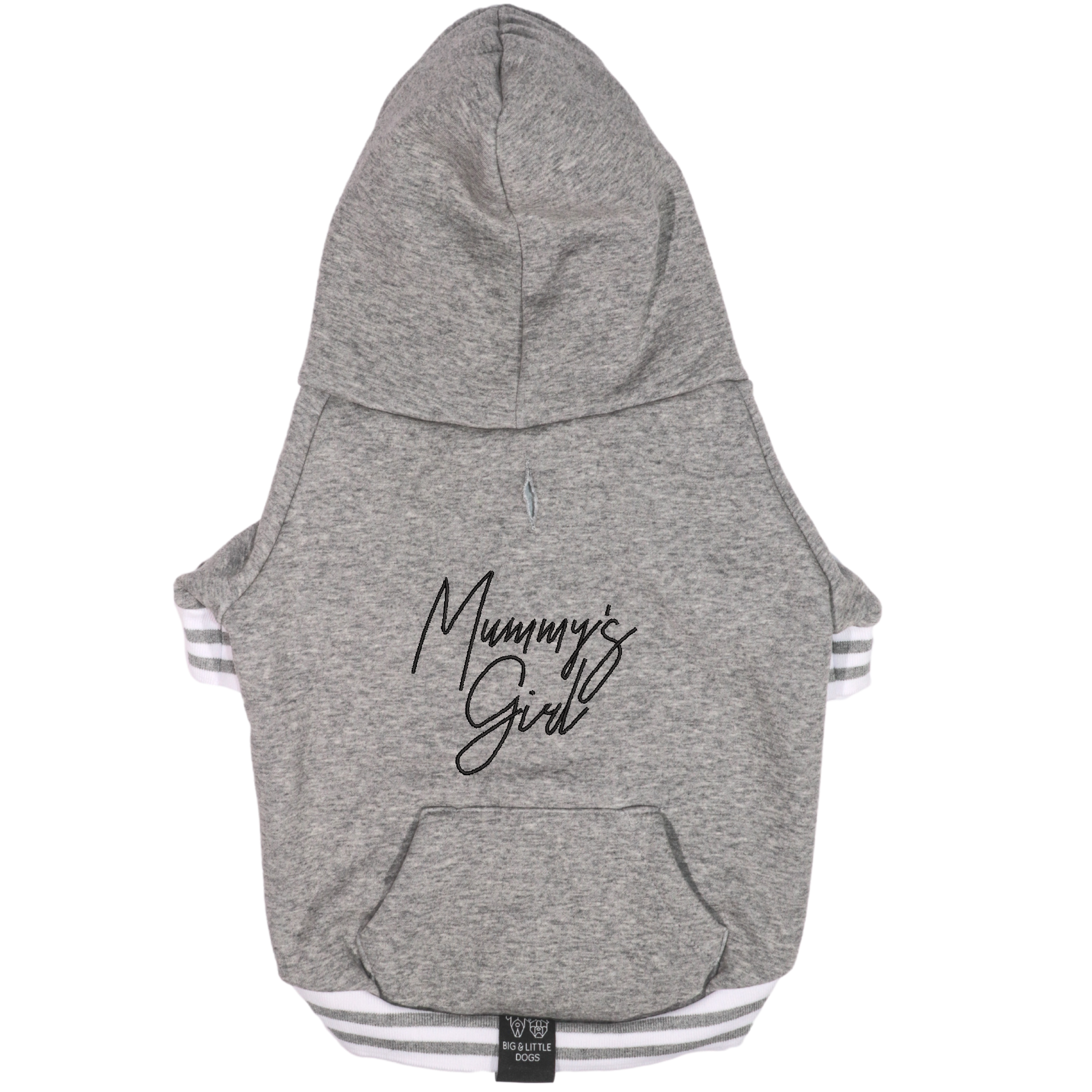 HOODIE DOG JUMPER: Grey Marle {FINAL SALE}