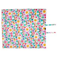 On The Go Pet Mat Follow The Rainbow Rainbow Gingham