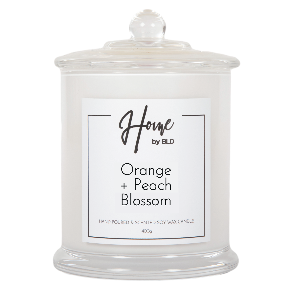 Home by BLD | Orange & Peach Blossom Soy Candle