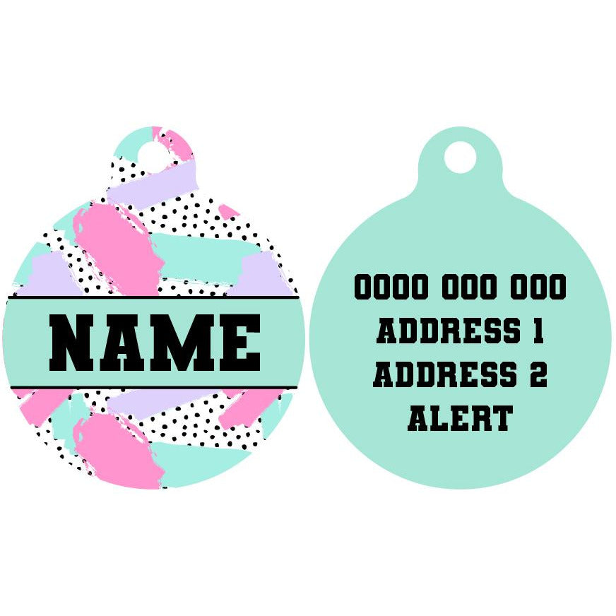 Pet ID Tag | Pastel Dreams