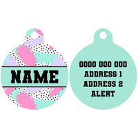 Pet ID Tag | Pastel Dreams