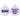 Pet ID Tag | Painted Purple