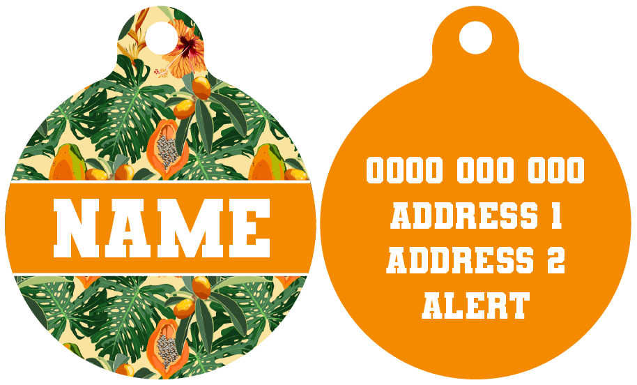 Pet ID Tag | Paw Paw Pawesome