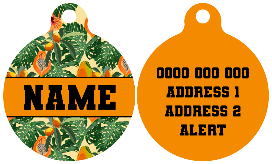 Pet ID Tag | Paw Paw Pawesome