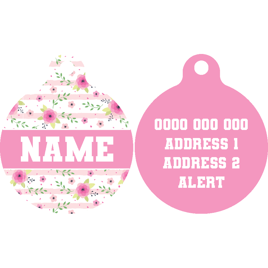 Pet ID Tag | Pretty as can Bee