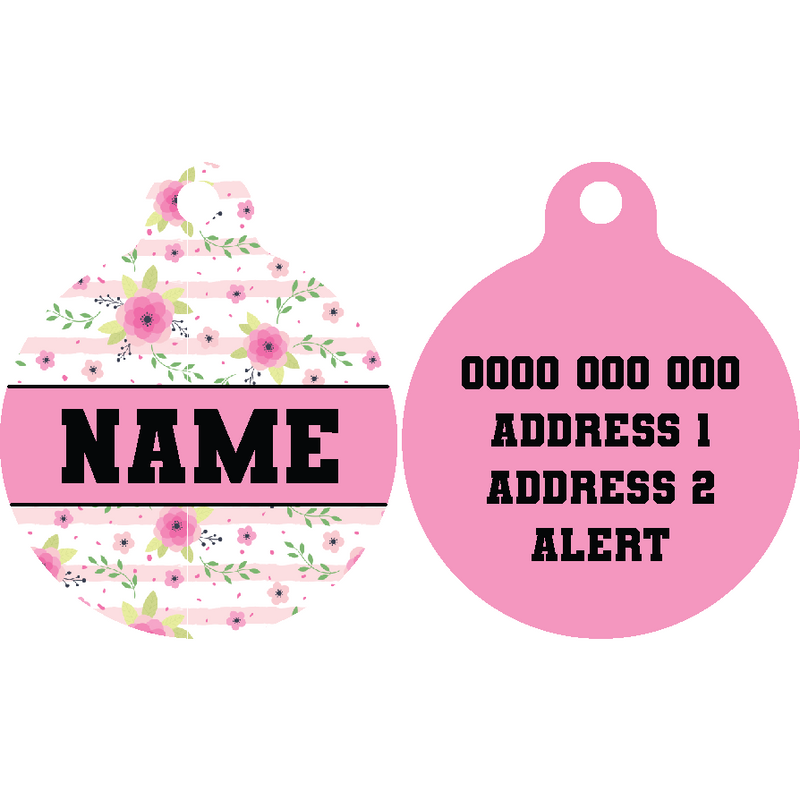 Pet ID Tag | Pretty as can Bee