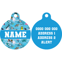 Pet ID Tag | Surf’s Up