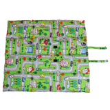 ON-THE-GO PET MAT: Traffic Town (UPDATED REVERSE!)