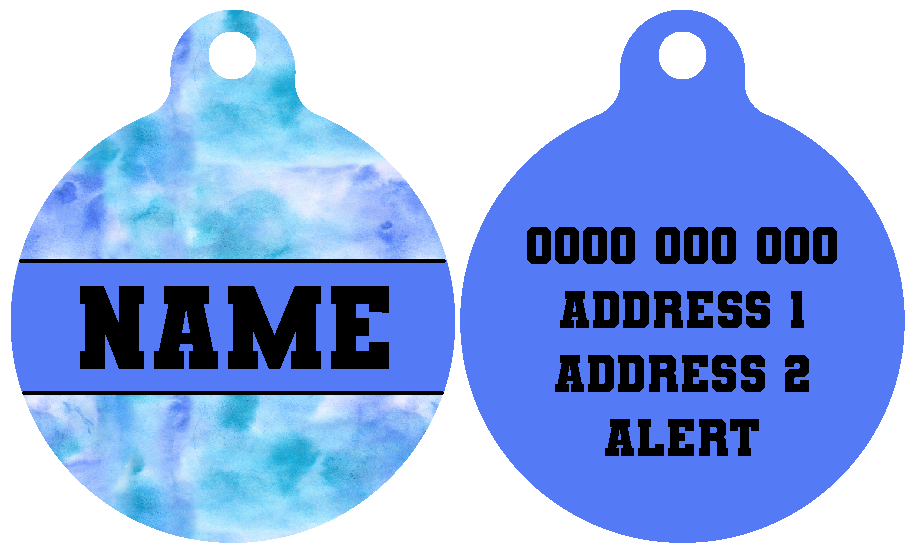 Pet ID Tag | Blue Me Away