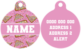 Pet ID Tag | Pink Fairy Bread