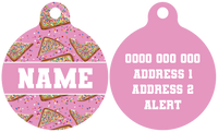 Pet ID Tag | Pink Fairy Bread