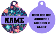 Pet ID Tag | Stop & Smell the Flowers