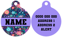 Pet ID Tag | Stop & Smell the Flowers