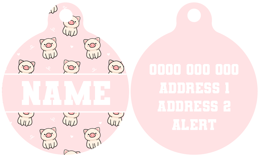 Pet ID Tag | Piggin' Out