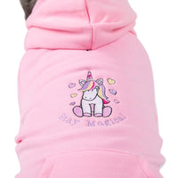 HOODIE DOG JUMPER: Pink {FINAL SALE}