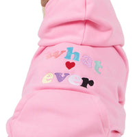 HOODIE DOG JUMPER: Pink {FINAL SALE}