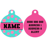 Pet ID Tag | Pink Dots