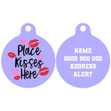 Pet ID Tag | Place Kisses Here