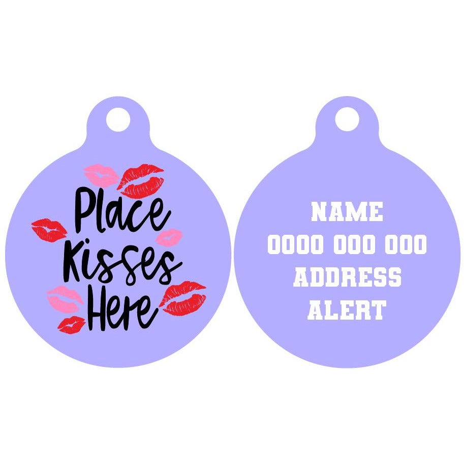 Pet ID Tag | Place Kisses Here