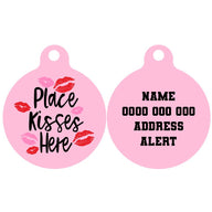 Pet ID Tag | Place Kisses Here