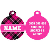 Pet ID Tag | Her Plaid