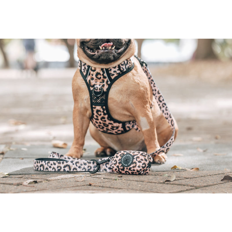 Dog Poop Bag Holder Luxurious Leopard