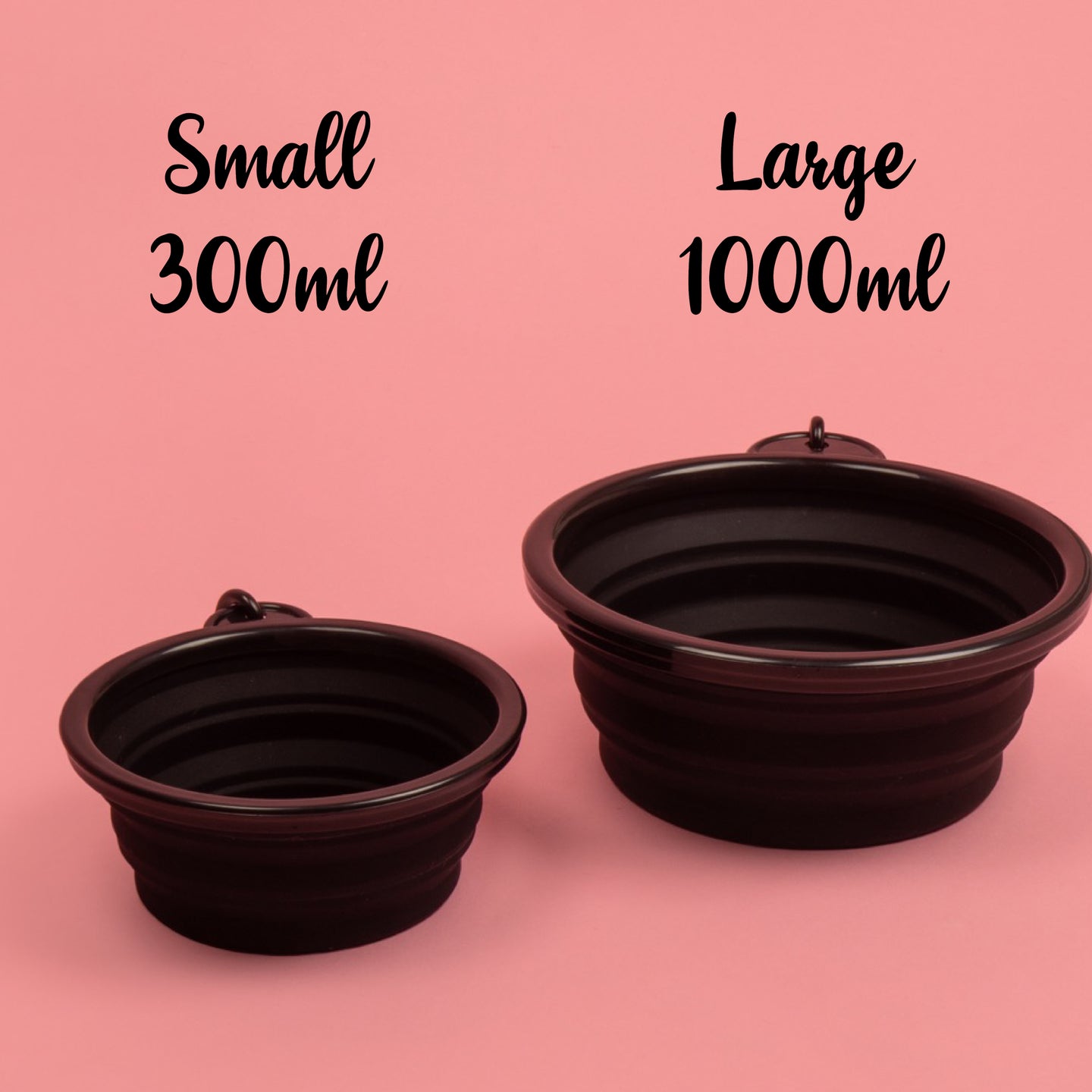 ON-THE-GO POP UP BOWL: Black