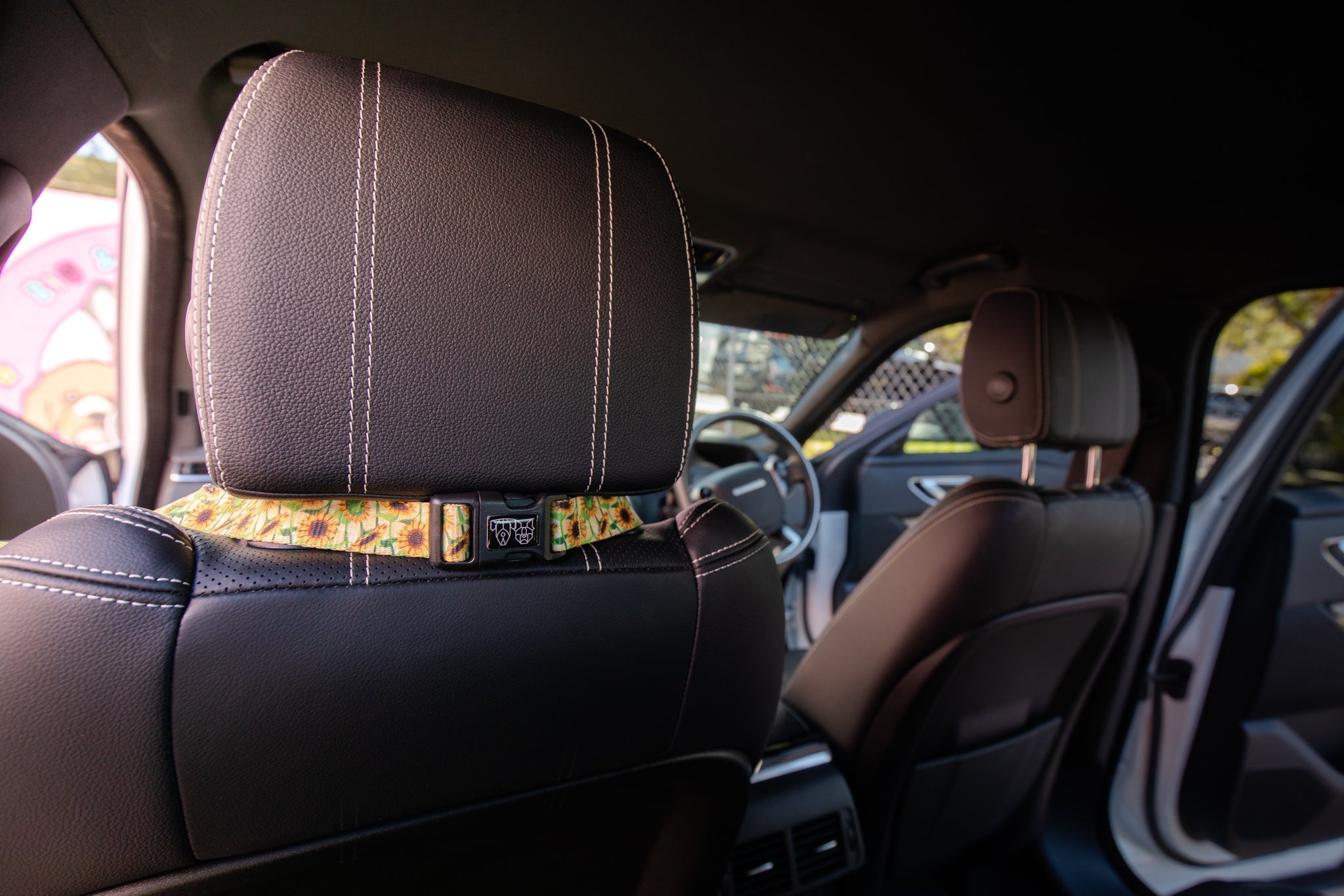 PREMIUM FRONT PASSENGER CAR SEAT COVER: Sunny Vibes