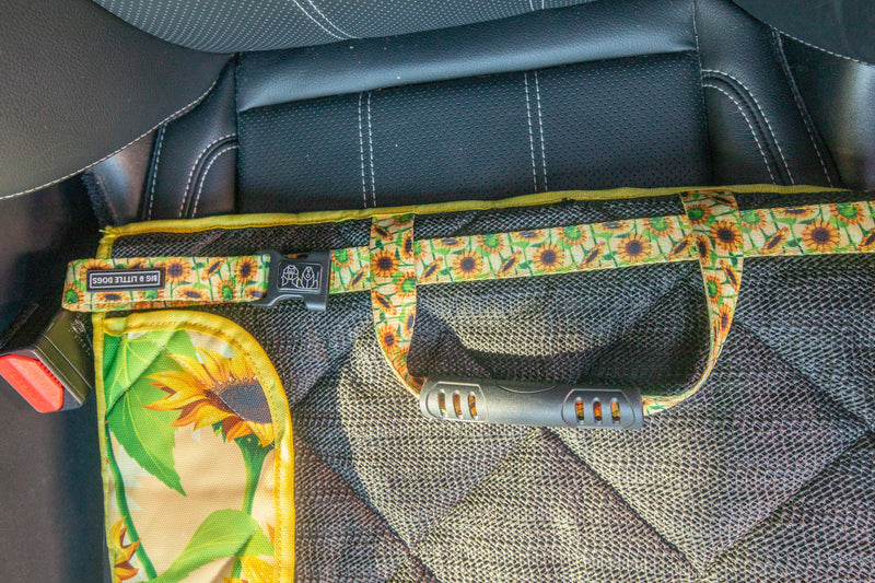 PREMIUM FRONT PASSENGER CAR SEAT COVER: Sunny Vibes