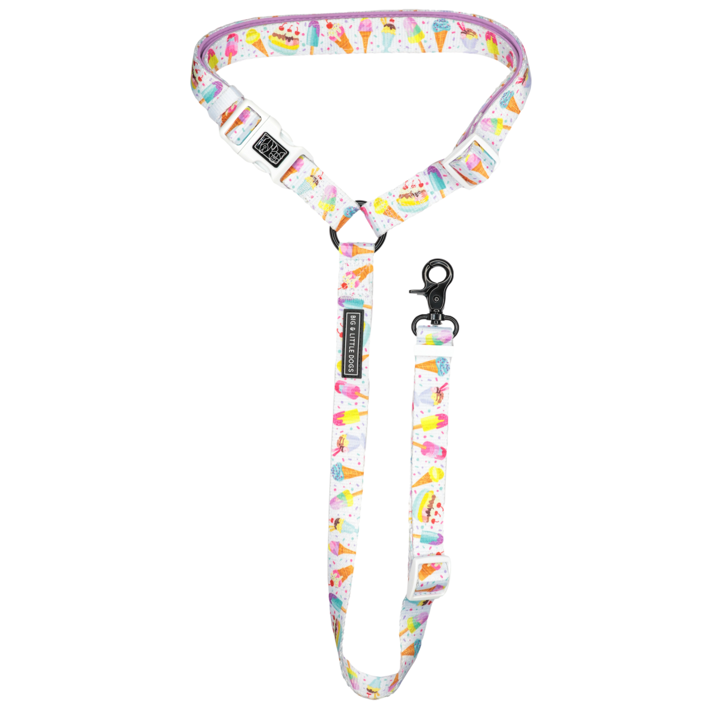 PREMIUM DOG CAR HEADREST RESTRAINT: Popsicle Dreams {FINAL SALE}