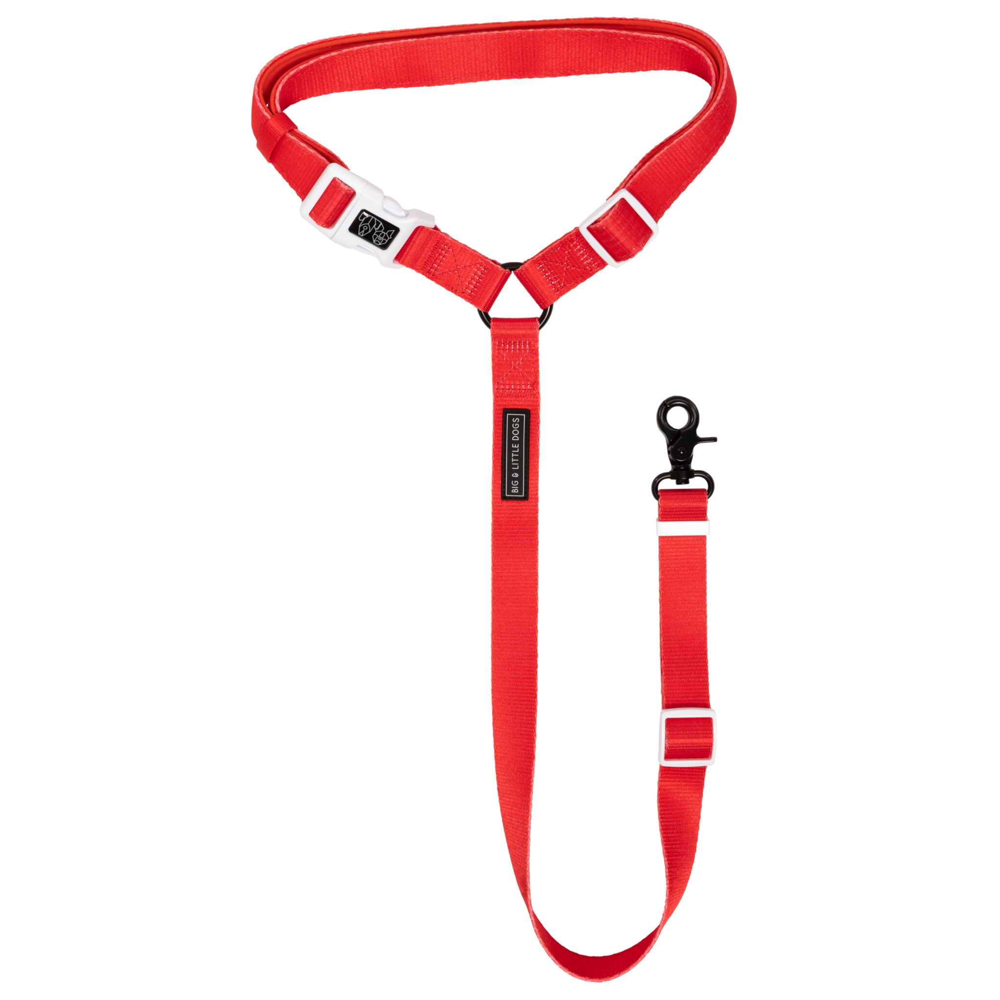 PREMIUM DOG CAR HEADREST RESTRAINT: Red