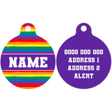 Pet ID Tag | Rainbow Pride