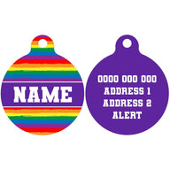 Pet ID Tag | Rainbow Pride