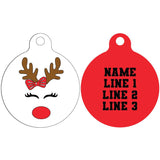 Pet ID Tag | Reindeer Version 2