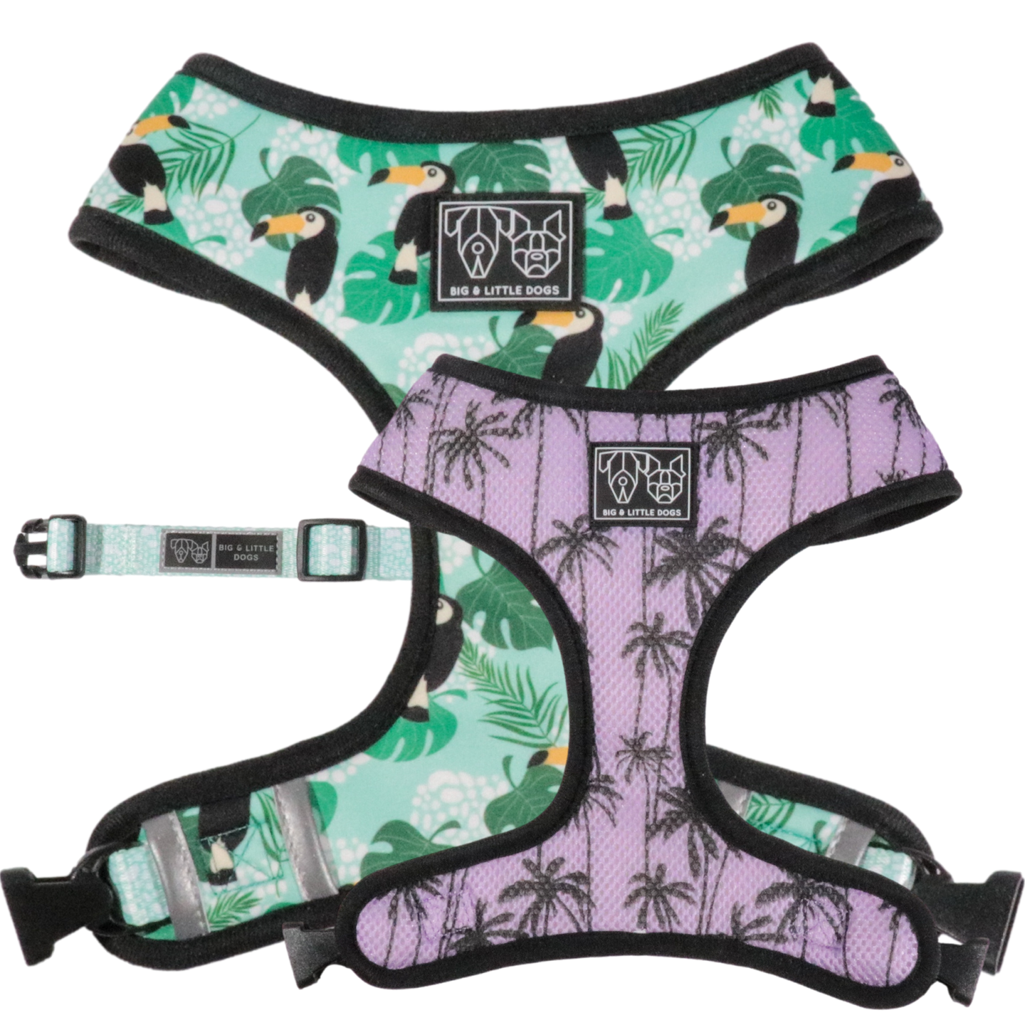 Reversible Dog Harness Toucan Do It