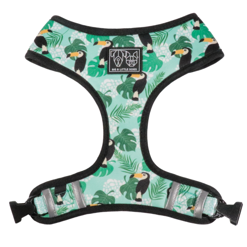 Reversible Dog Harness Toucan Do It