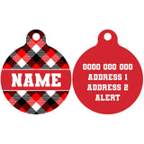 Pet ID Tag | Roaring Red