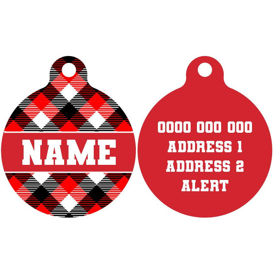 Pet ID Tag | Roaring Red